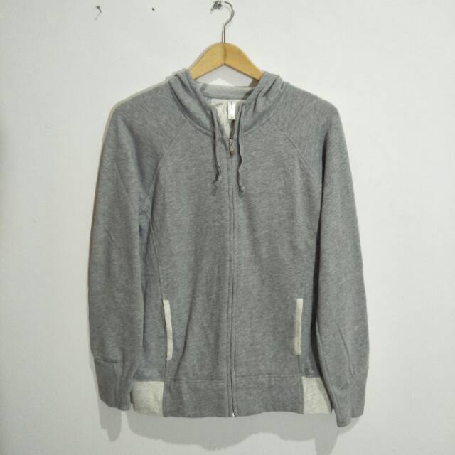 Ziphoodie Hoodie Jaket Sweater Gap abu original