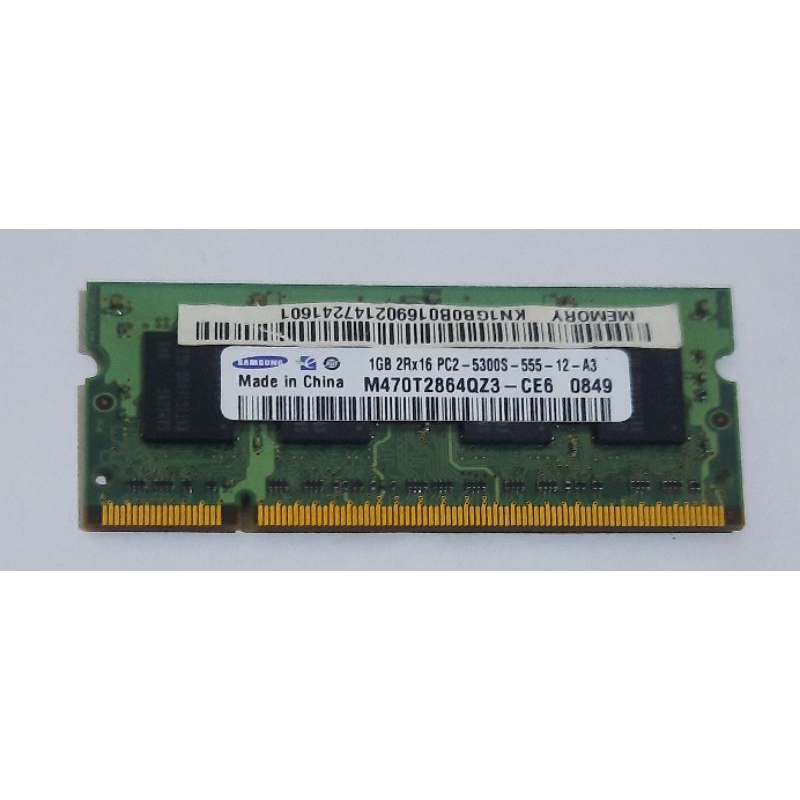 RAM Laptop / Notebook 1gb DDR 2 Samsung