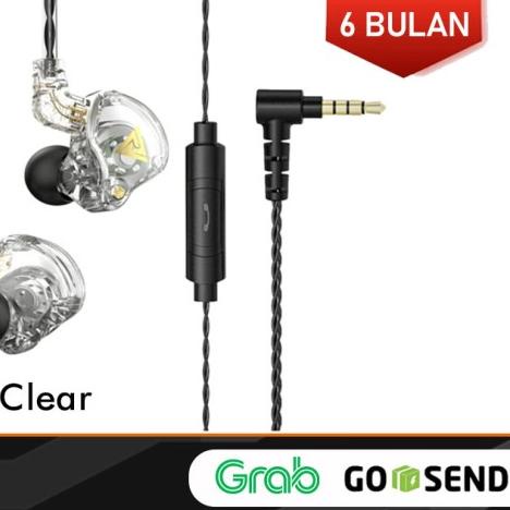 ➾ QKZ AK6 Pro Earphone with Mic alt KZ EDX Pro TRN MT1 KZ EDC KZ EDS - AK6 PRO BLACK ➨