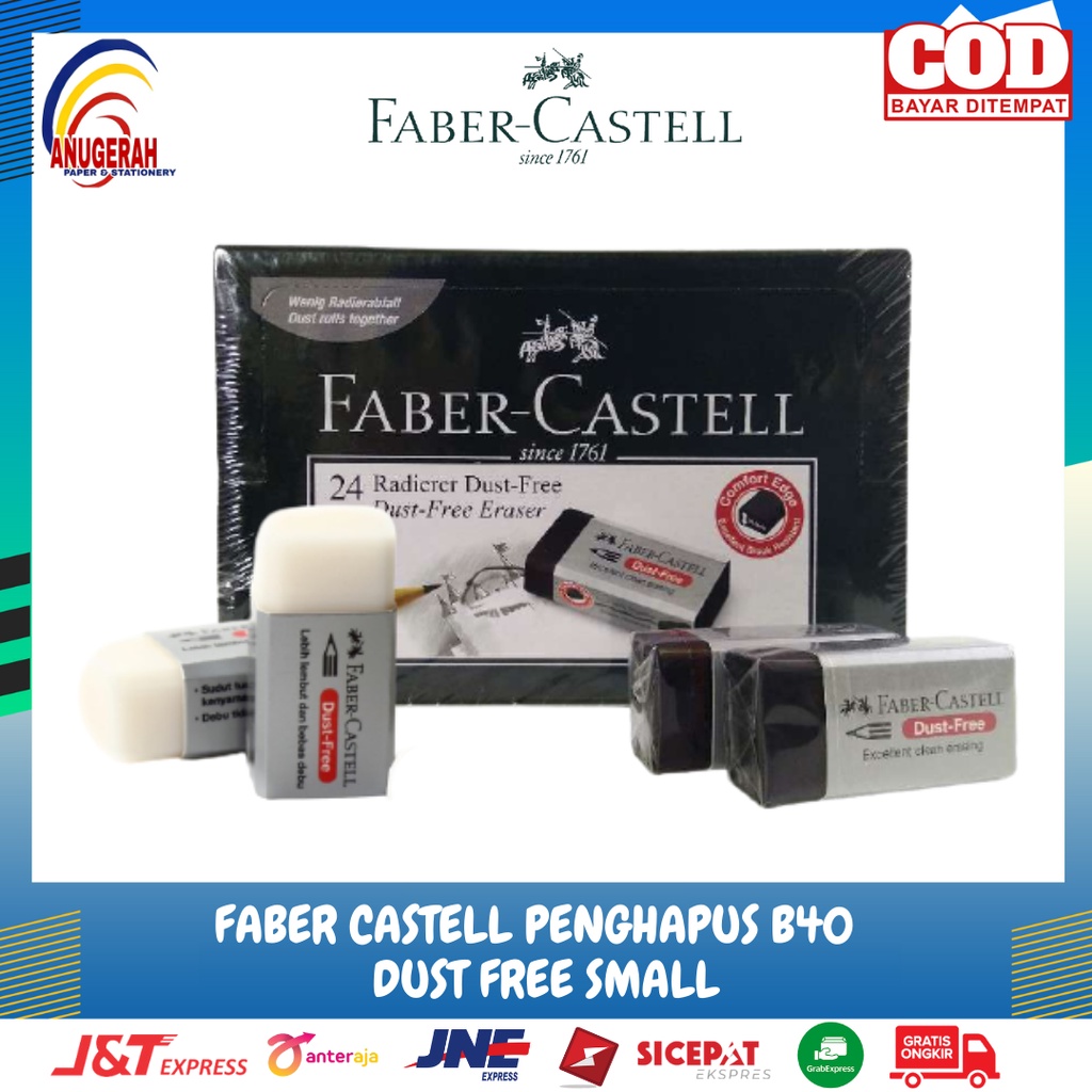 

(3PCS)Faber Castell Penghapus Kecil B40 Hitam dan Putih