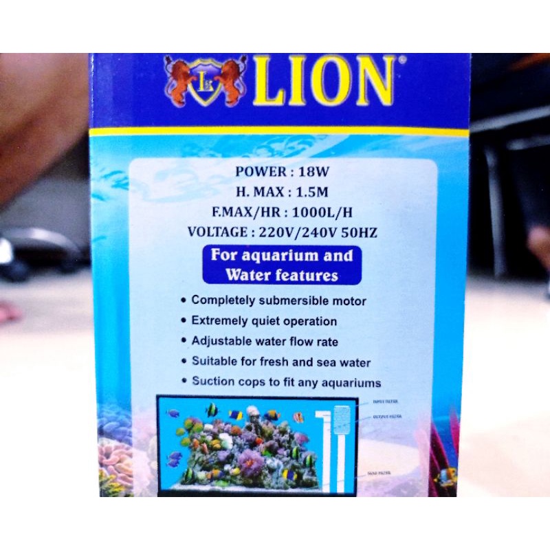 PROMO MURAH Pompa Aquarium LION L 1600