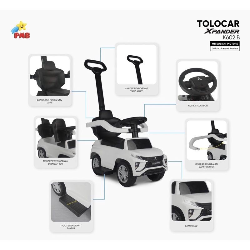 Mobilan Anak Tolocar Pajero Sport