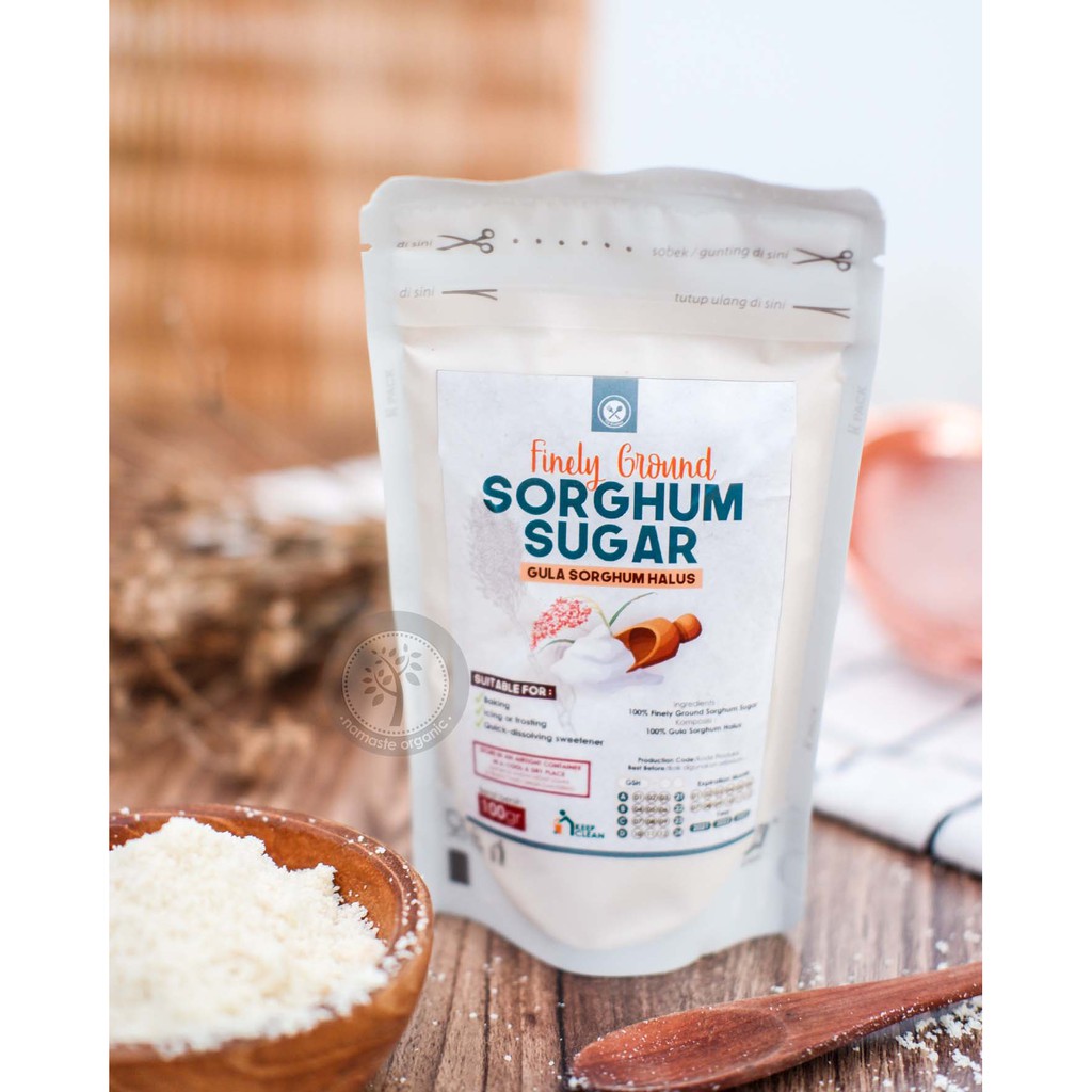 

FINELY GROUND SORGHUM SUGAR - GULA SORGHUM HALUS 100GR