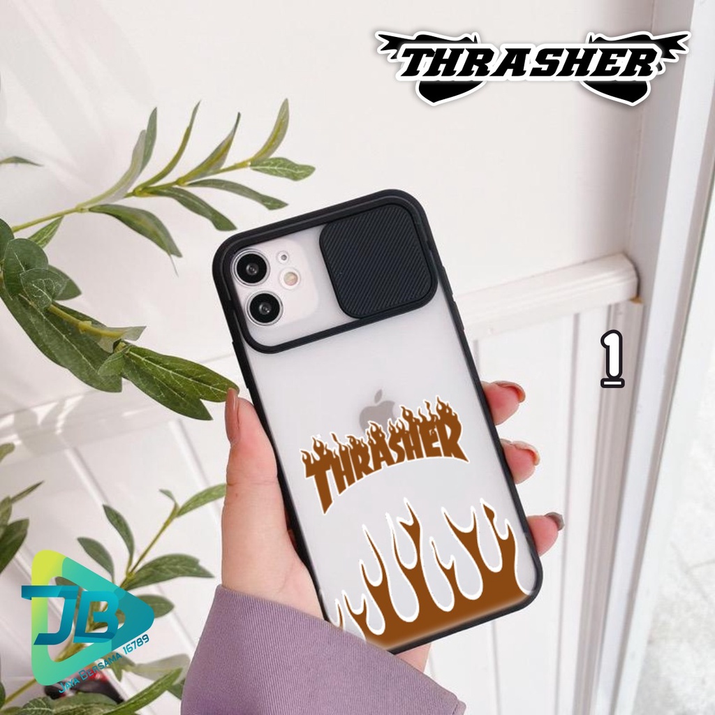 SOFTCASE SLIDE KAMERA THRASHER OPPO VIVO SAMSUNG XIAOMI REALME IPHONE ALL TYPE JB4854