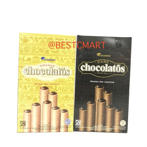 

GARUDAFOOD CHOCOLATOS WAFER ROLL 20 PCS