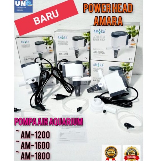 POMPA AIR AQUARIUM POWER HEAD BARU AMARA AM-1200/1600/1800A