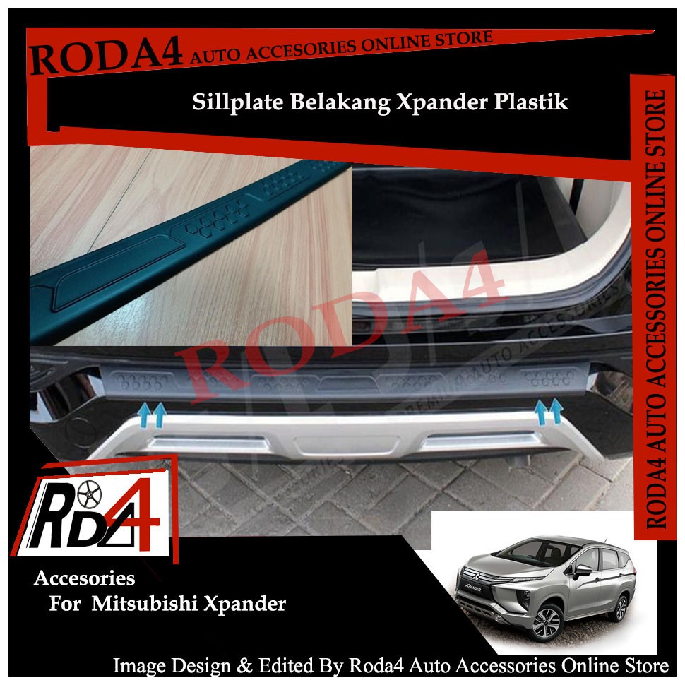 Rear Door Sill Xpander - Sillplate Belakang Xpander Plastik JSL