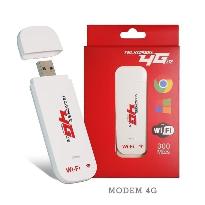 Modem 4G LTE - Modem USB Telkomsel 4G LTE with WIFI 300Mbps