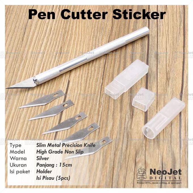 

PEN CUTTER STICKER POLYFLEX STIKER POLIPLEK TOOLS KIT HIGH GRADE TAJAM NOJ-540