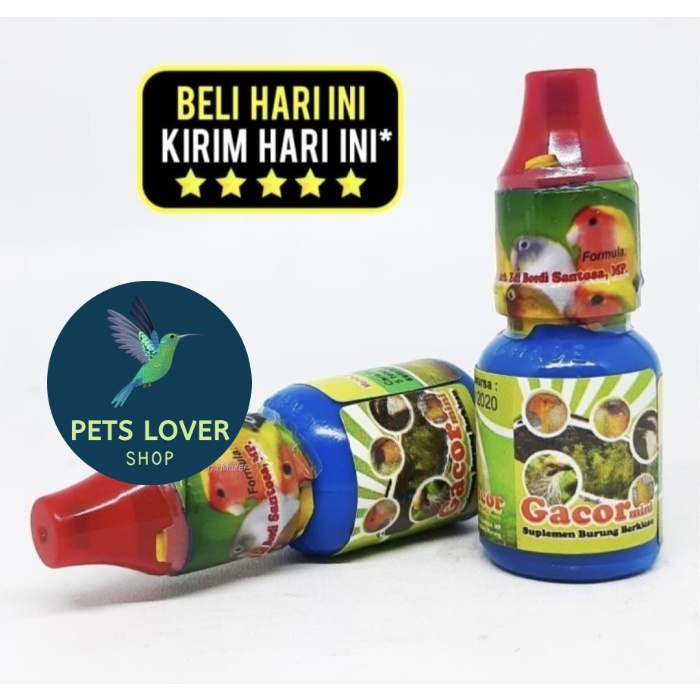 DR EDHI GACOR 10 ML VITAMIN BURUNG MURAI KENARI CUCAK IJO PLECI