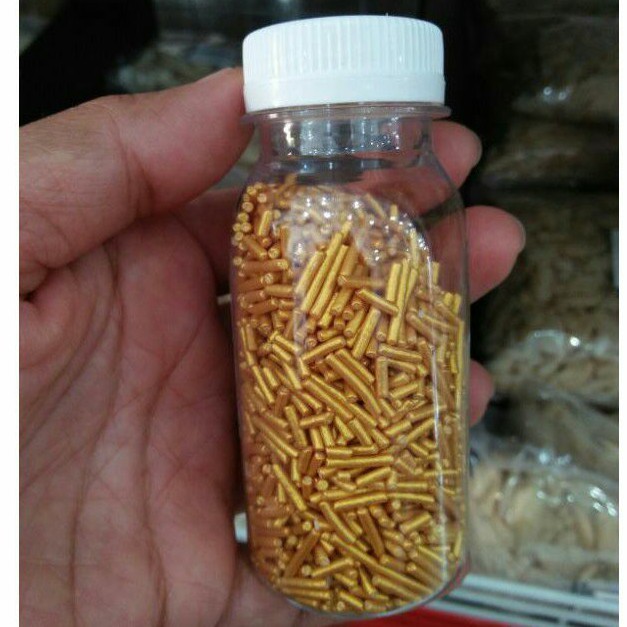 

Springkle Meses Emas 50 gr/Stik/Meises Gold/Hiasan/Unicorn/Taburan/Kue Tart/Wedding/Edibel/Dekorasi