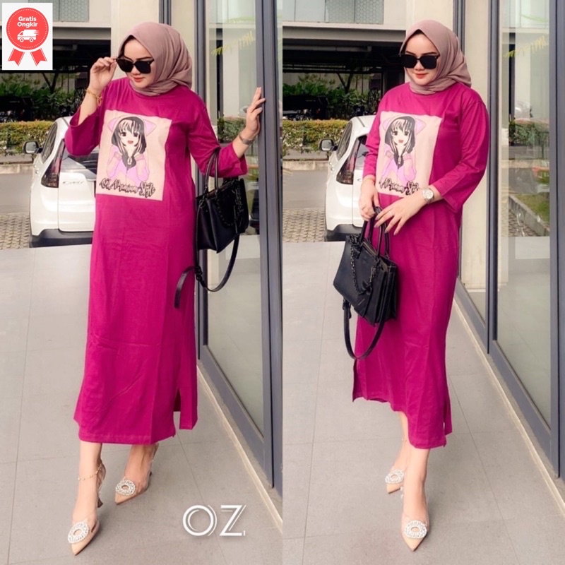 gamis new oz/gamis mza/set mza/dress mza/midi dress shaqueenara/midi dress new oz/gamis shaqueenara/