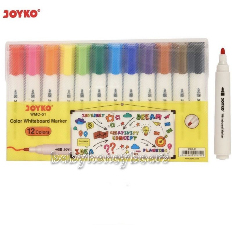 

WMC-51 Color White Board Marker Spidol Papan Tulis Joyko