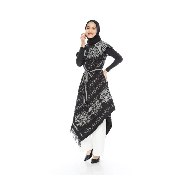 Dress Tenun kombinasi lurik