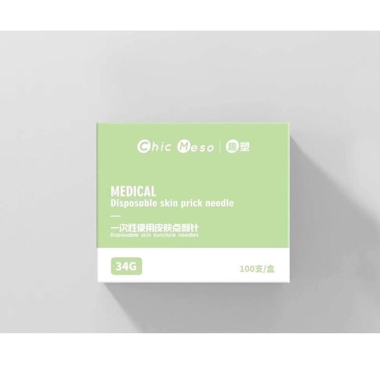 [KODE DSJSZ] Chic Meso Needle 34G x 2.5mm MesoNeedle