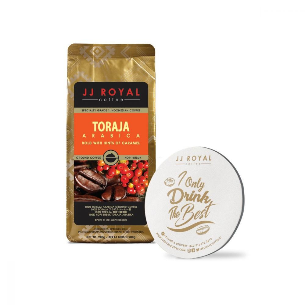 

JJ ROYAL TORAJA ARABICA 200GR BUBUK