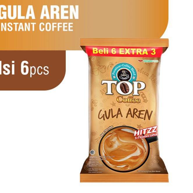 

[Terkece Se-RI] Kopi Top Gula Aren Pouch 6+3 (Isi 6 pcs Extra 3 pcs) x 2 pcs