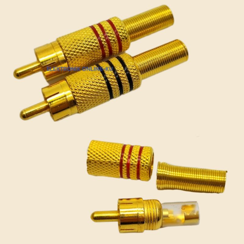 JECK JEK RCA GOLD EMAS (1SET)