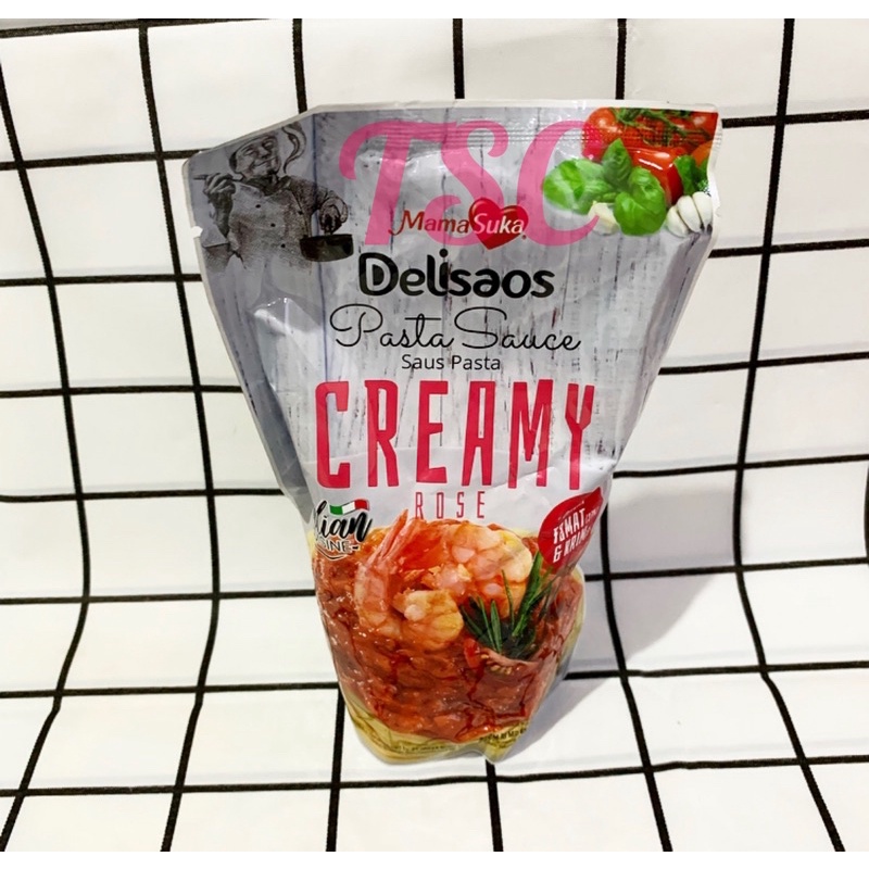 

Mamasuka Delisaos Pasta Sauce Creamy Rose Mamasuka Saus Pasta Creamy Rose Delisaos Creamy Rose