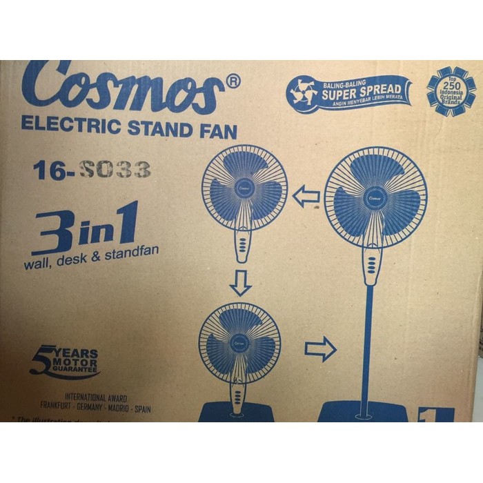 COSMOS Electric Stand Fand 16-SO33 3in1