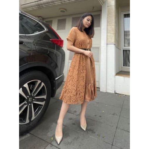 Dress Natal fashion wanita / Dress maxmara pendek fashion Jessica Collection 675#