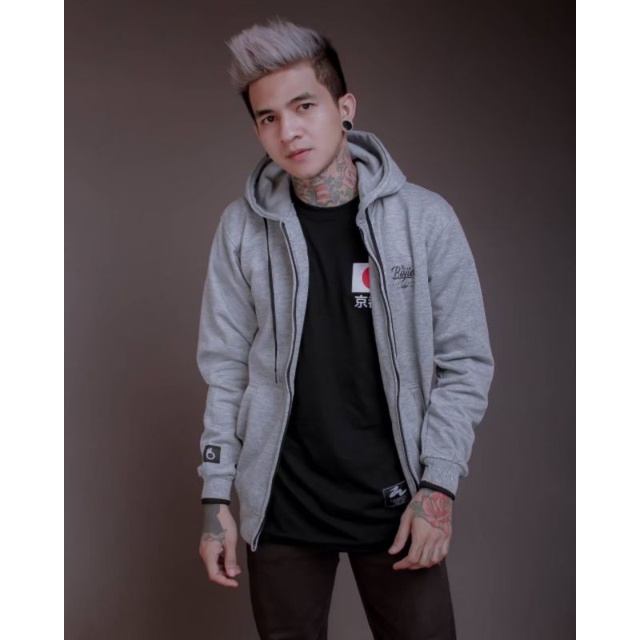 SWEATER ZIPPER SLETING ORIGINAL PILIHAN THE BOJIEL COTTON FLEECE TEBAL UNISEX PRIA WANITA