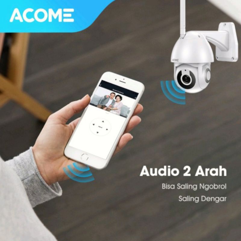 CCTV ACOME APC02 Audio FULL HD 1080P No Blind Spot 2 Arah Luar Ruangan Garansi