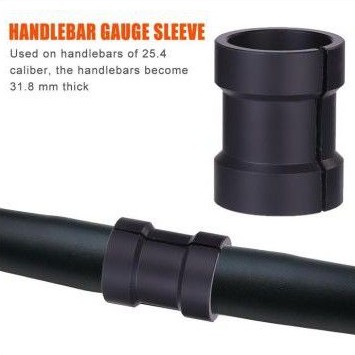 adaptor stang handlebar 31.8 to 25.4 adapter handlebar 25.4 ke stem 31.8