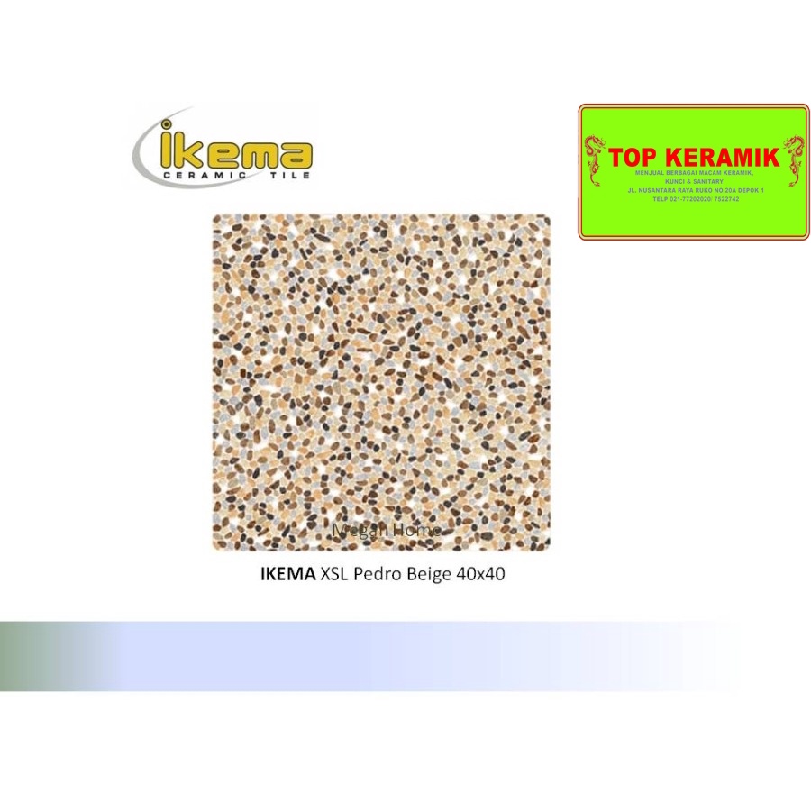 Keramik Lantai Ikema 40x40 Naturo Pedro Beige Kw 1