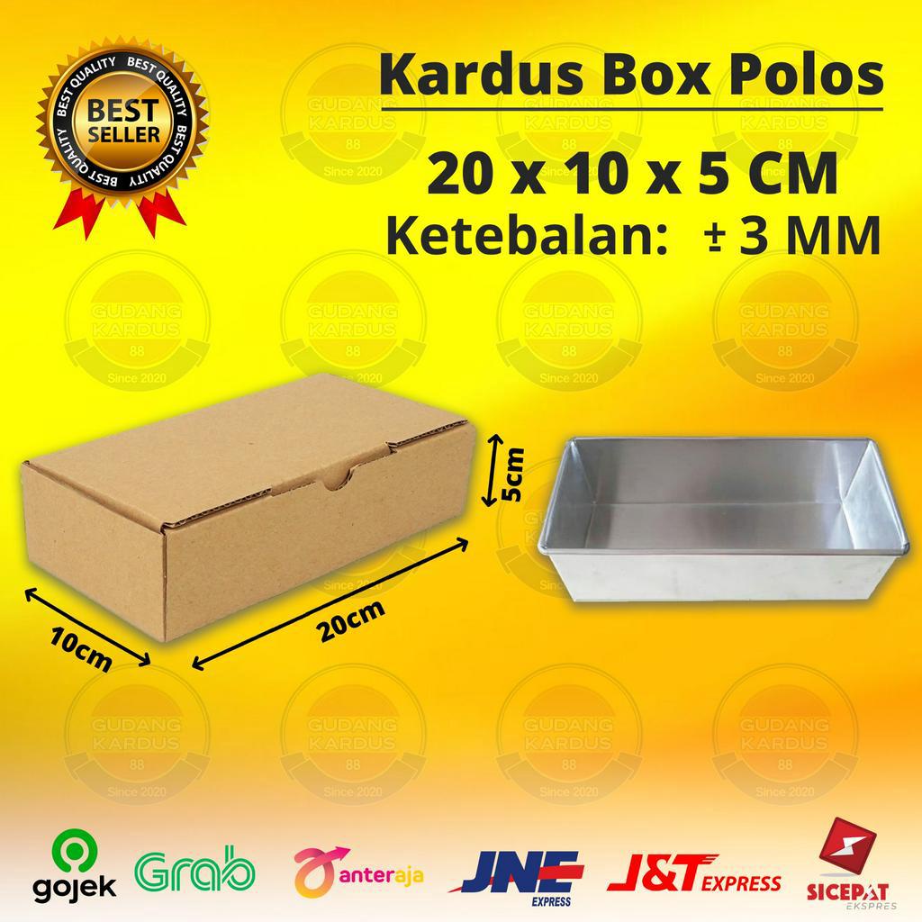 

Kardus Box Die Cut 20x10x5 CM Kotak Karton Dus Pizza Cake Brownies Polos