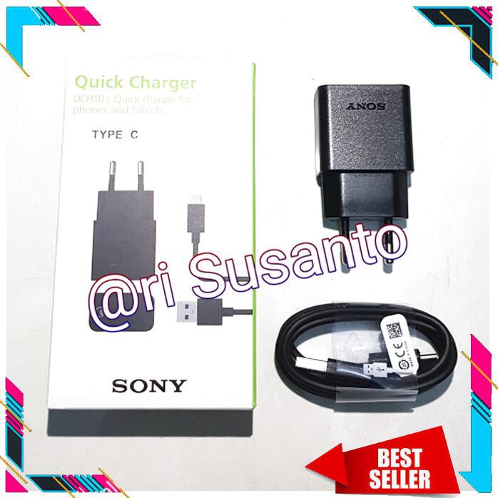 ACC HP CHARGER SONY UCH10 SONY XPERIA XZ XZ1 XZ PREMIUM TYPE C ORIGINAL
