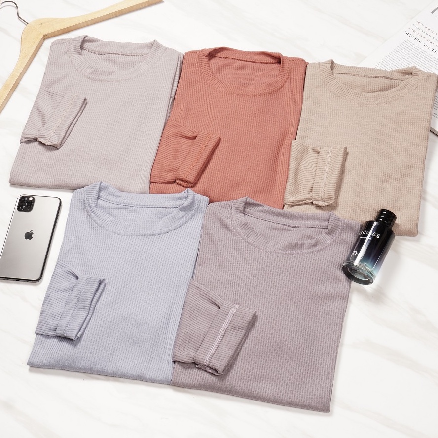 Kaos Rib Premium Lengan Panjang
