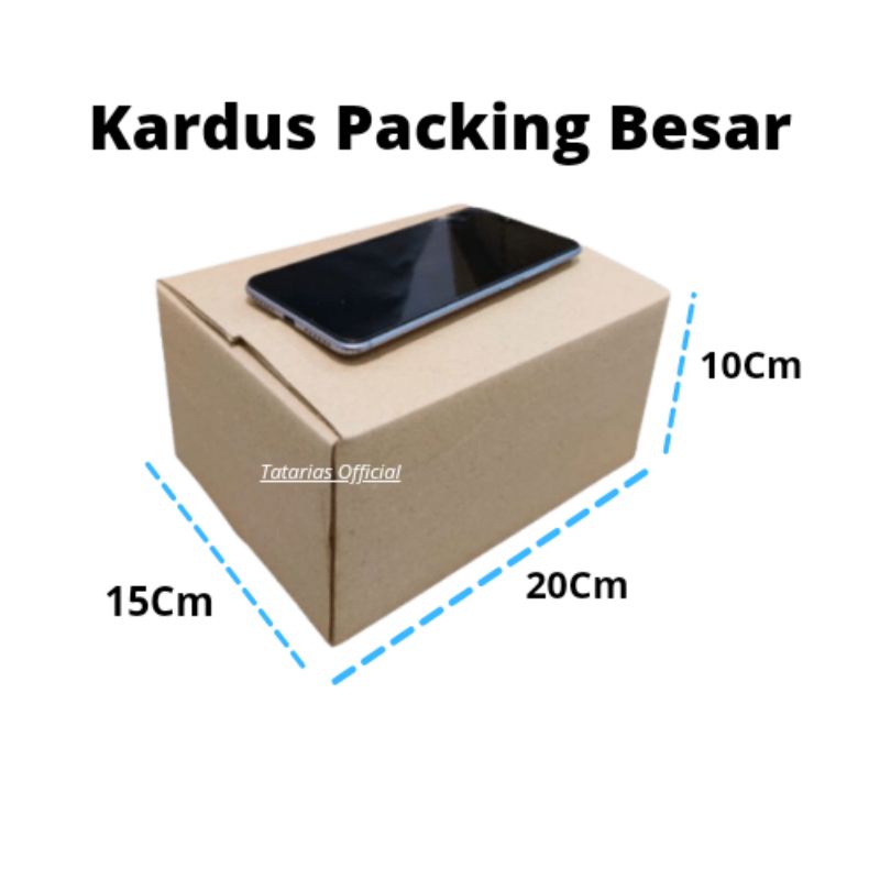 

Kardus Packing Baru Uk 20×15×10 Box Kemasan Dus Polos