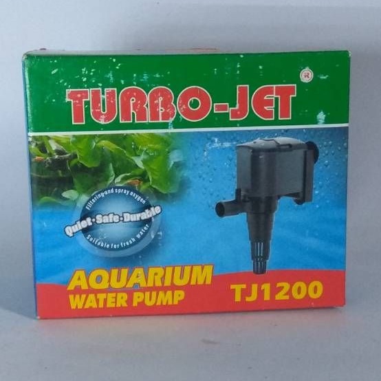 Turbo-Jet TJ1200 Pompa Celup Filter Aquarium Aquascape Hidroponik Submersible Pump Power Head