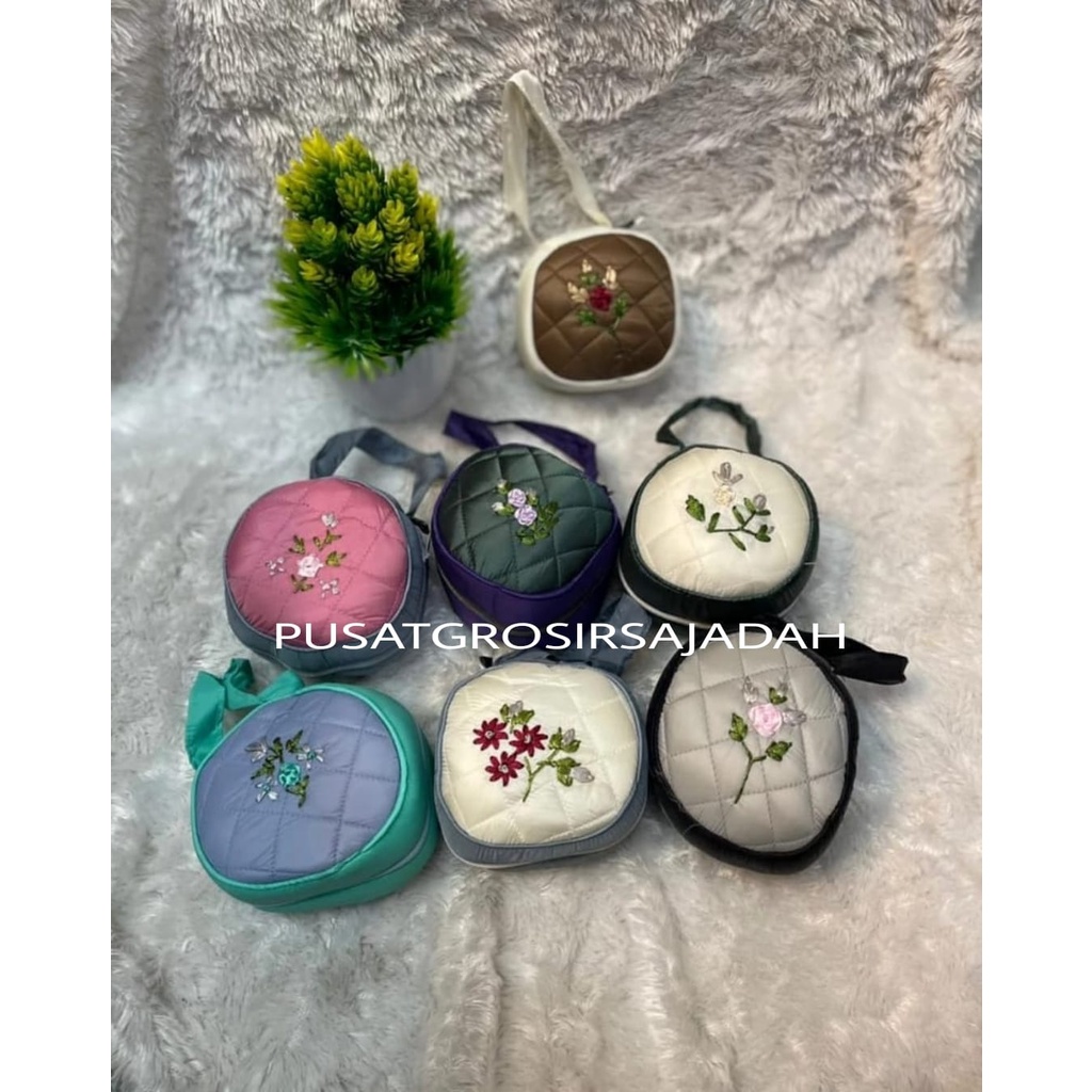 MUKENA PARASUT JUMBO FREE Sajadah POUCH KECIL | Mukena Dan Sajadah Traveling Pouch Kecil | Mukena Tr