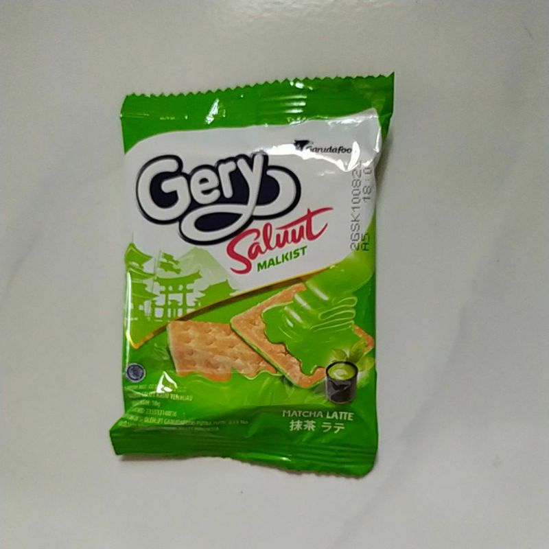 

Gery Saluut Malkist Matcha Latte 18g Jajanan Hits Teh Hijau