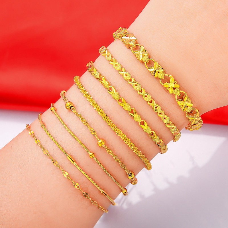 Alloy Gelang Tangan Lapis Bangkok Untuk Wanita