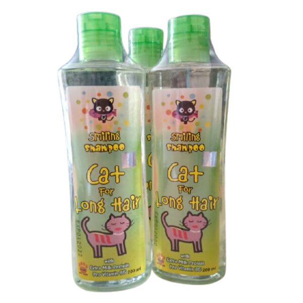 Shampoo Smiling Long Hair Cat Shampo Sampo Kucing Bulu Berbulu Panjang