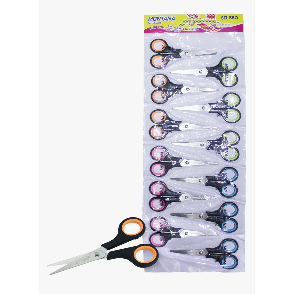 

Gunting Montana STL-550 - Gunting Hanger Gagang Hitam Karet Berkualitas STL-550[ 1 PCS ]