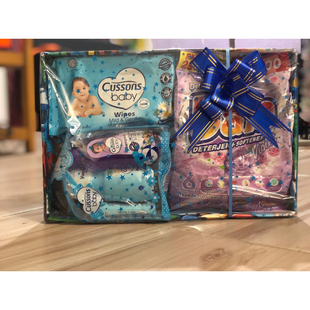 Paket kado bayi baru lahir / Hampers Bayi / kado lahiran / parcel bayi / kado bayi lucu