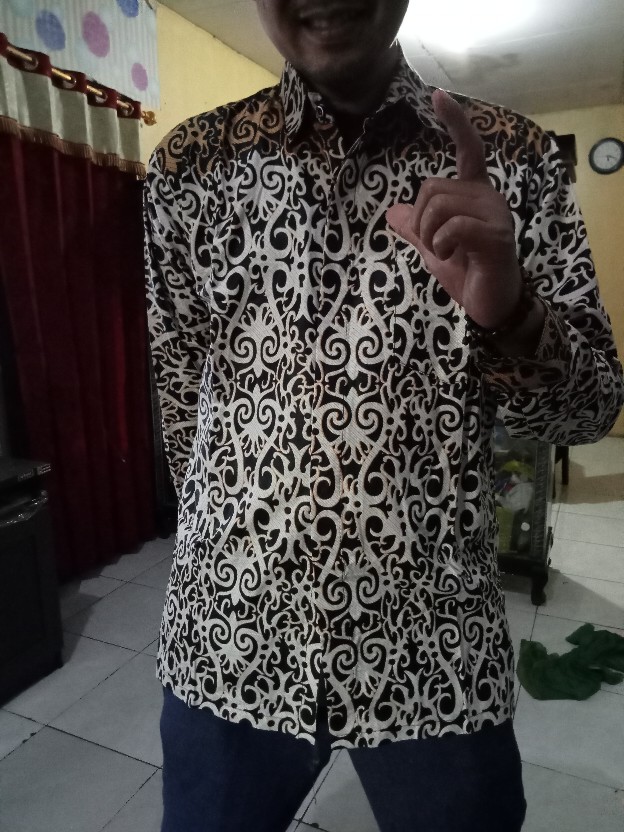 Diskon Bswart Batik Hrb026 Kenongo Hem Pendek Padi Pekalongan M L Xl Batik Pria Murah Modern Grosir