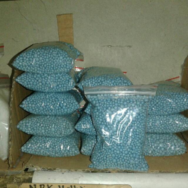 PUPUK NPK, pupuk mutiara NPK biru