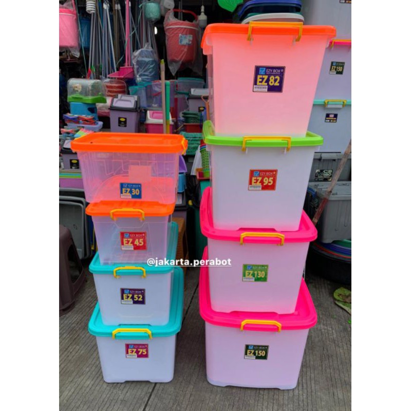 Ezy Container Box Ez 30,45,52,75,82,95,130,150 Liter / Box Container / Box Serbaguna