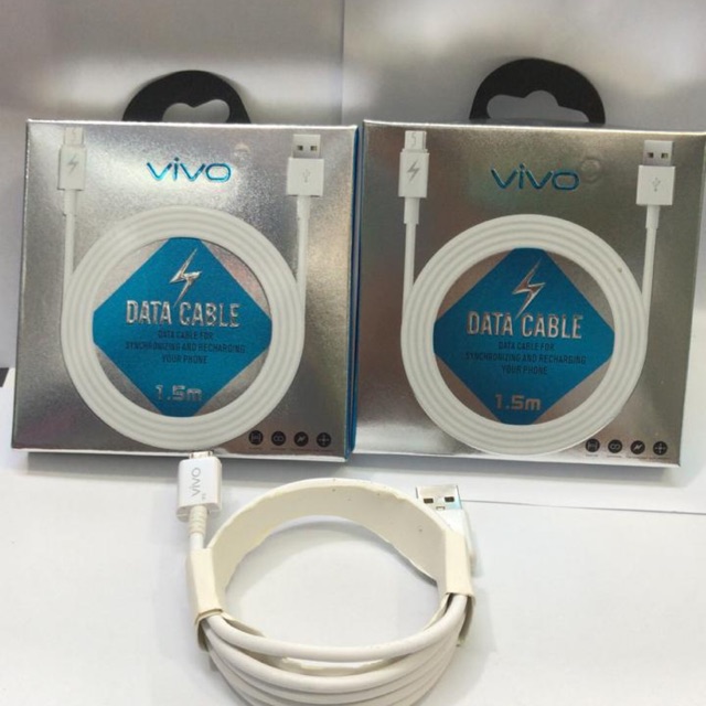 Kabel data ORI Vivo Fashcharging tp packing metalik