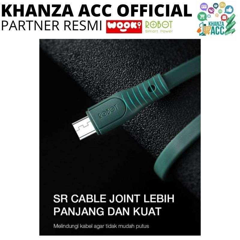 KHANZAACC Robot RGM100 Micro USB Kabel Data Colorful (1 Toples isi 20pcs)