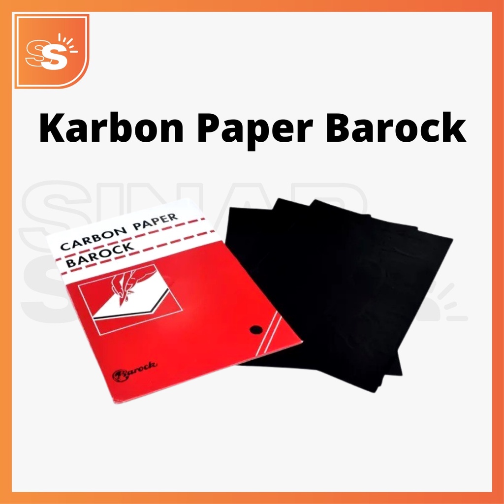 Kertas Karbon Jahit / Carbon Paper Jahit Isi ±50pcs Merek Barock Warna Lengkap