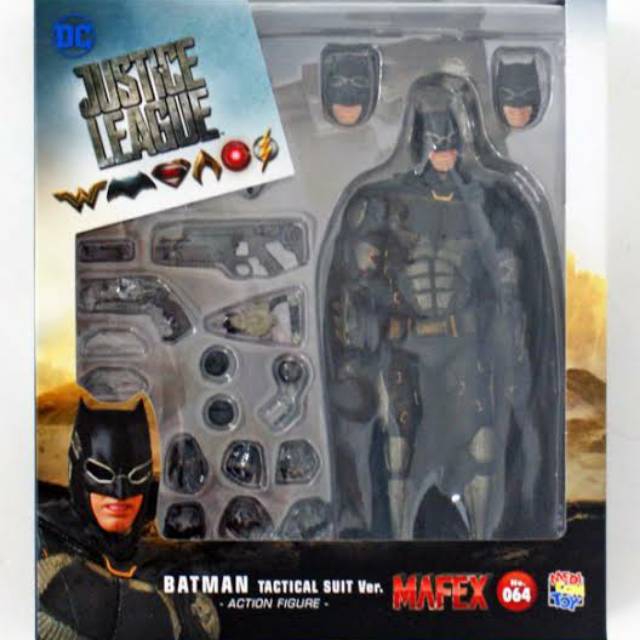 Batman Figure Mafex tactical Suit Justice league complete set