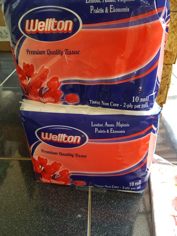Tissue Coreless Welton - Tissue Gulung - Tissue Roll -10 Roll
