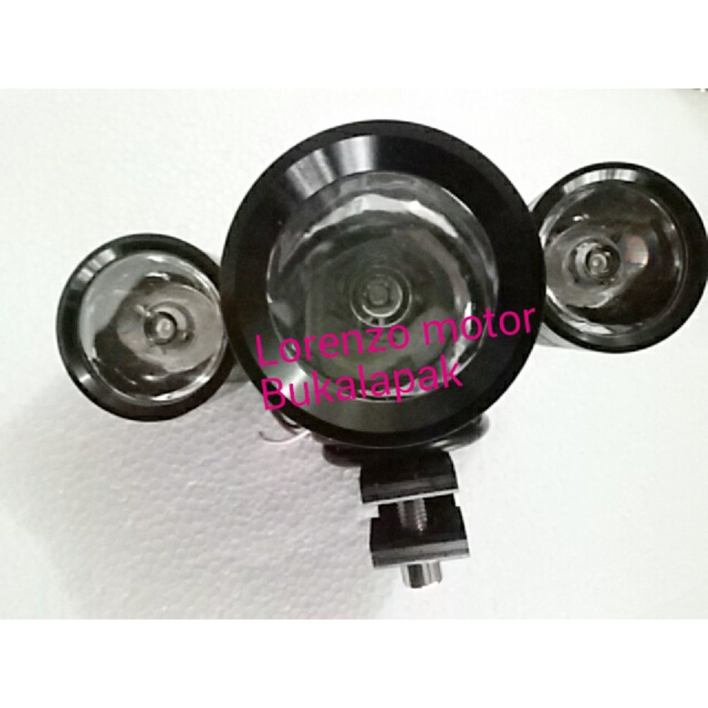 Lampu tembak LED CREE U3 STROBO motor 2 in 1 waterproof sorot kabut