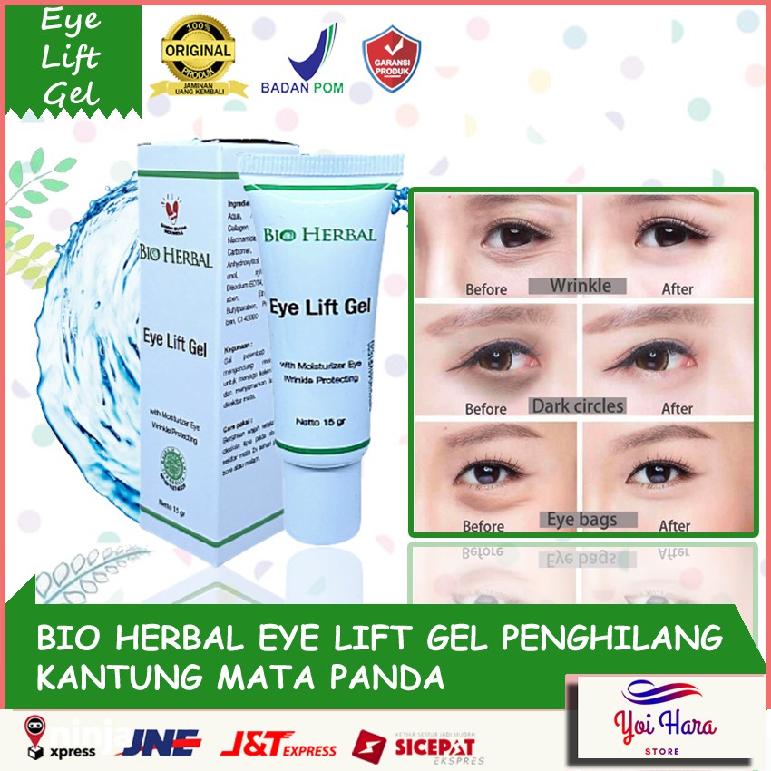 Eye Lift Gel Krim Mata Panda Ampuh BPOM Penghilang Kantung Mata Permanen